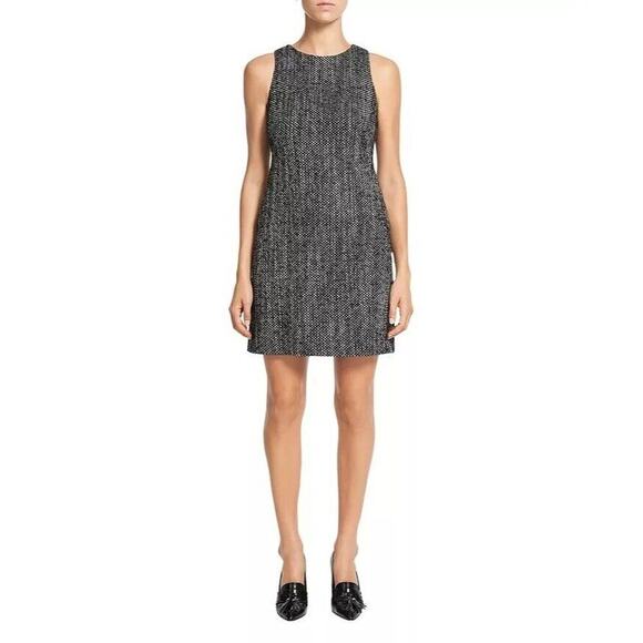 Theory Tweed Sheath Dress Women's‎ Size 6 Sleeveless  A-Line Round Neck - Picture 1 of 8
